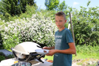 Grillmeister Johannes Sutter in Action