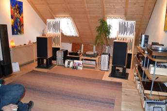  EAR Yoshino Paravicini M100A Endstufen an der Harbeth 40.1